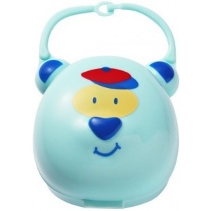 BABY ONO Púzdro na cumlík Medvedík, modré